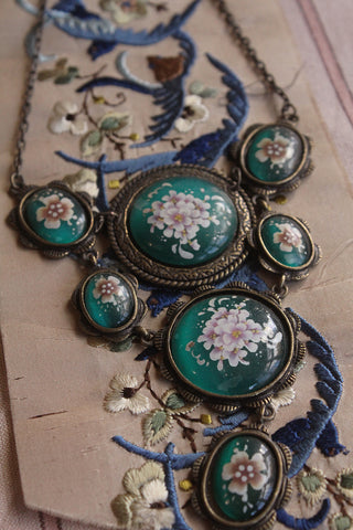 Vintage Floral Necklace