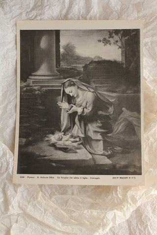 Antique Gelatin Silver Print/Photograph - La Vergine