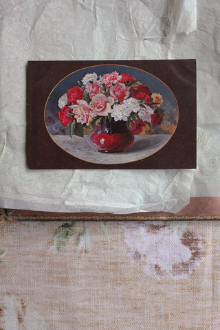Old WW1 Embroidered Postcards - 10