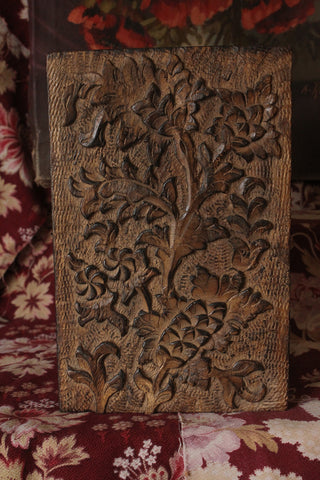 Old Large Carved Keepsake Box