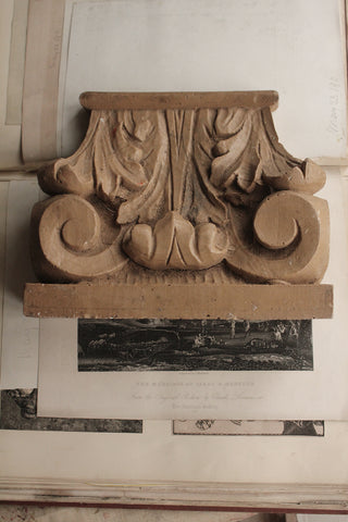 Reclaimed Wooden Carved Block