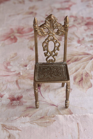 Victorian Brass Chair