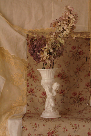 Vintage Cherub Vase