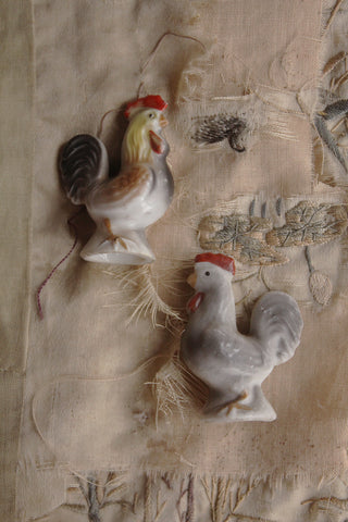 Cockerals - Vintage Cake Decorations