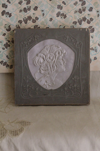 Beautiful Rare French Art Nouveau Chocolate Box