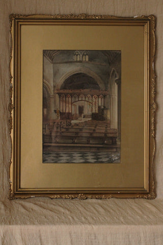 Exquisite Framed Watercolour - Silent Light