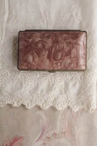 Old Marbled Plastic Cigarette Case