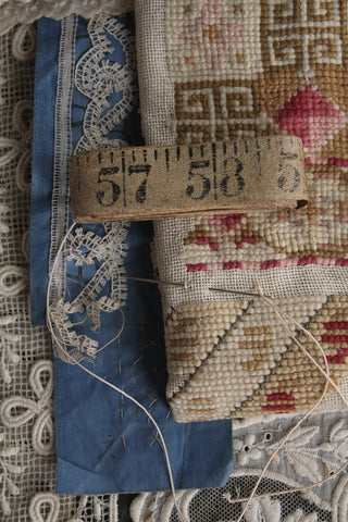 Old Oil Cloth Tape Measure