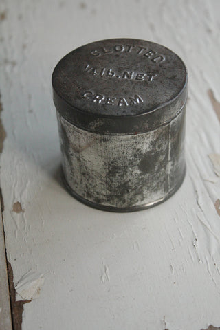 Old Clotted Cream Tin