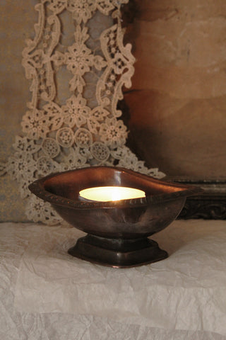 Old Copper Bon Bon Dish
