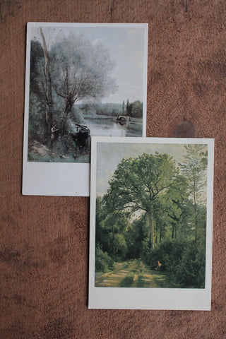 Vintage Postcards  - Corot - Collection 3