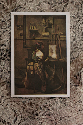 Collectable Postcard - L'Atelier de Corot