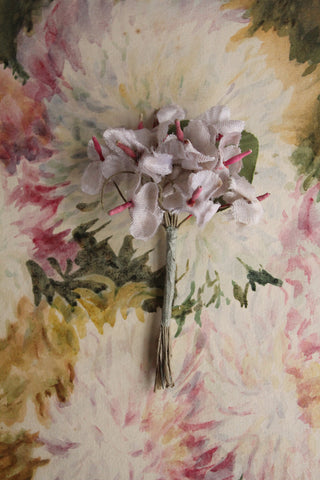 Thirties Pale Violet Silk Floral Corsage