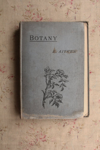 Old Reclaimed Book Cover - Botany