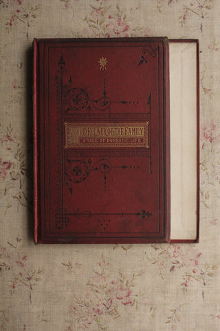 Old Reclaimed Book Cover - Flower Families