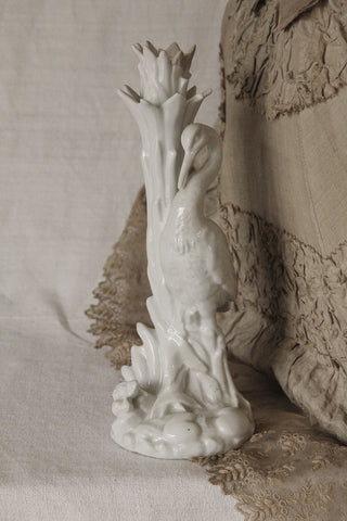 Perfectly Imperfect Victorian Crane Candle Holder