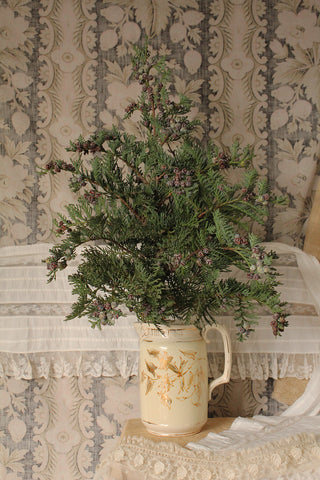 Victorian Hand Painted Water Jug/Vase