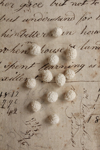 Sweet Old Hand Crocheted Miniature buttons