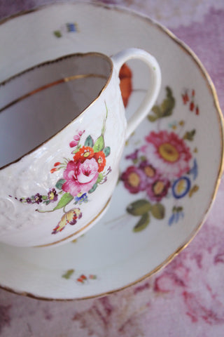 Pretty Floral Cup & Saucer Bowl