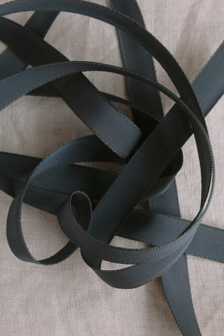 Vintage Milliner's Ribbon -  Warm Slate