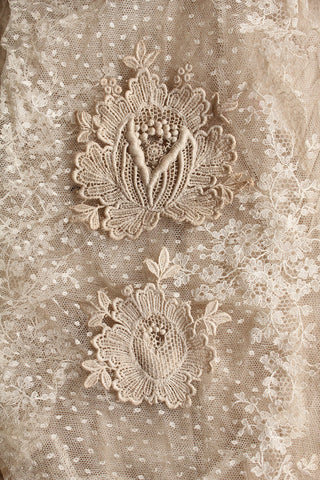 Reclaimed Lace Appliques - Peonies