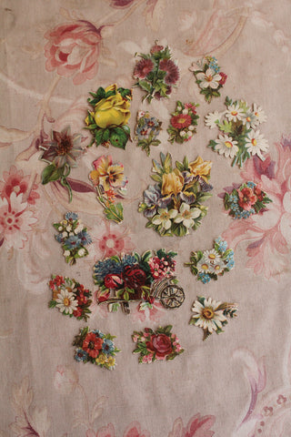 Old Decoupage Flowers - Set 4