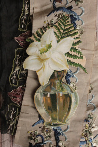 Victorian Embossed Decoupage - Parlour Vase