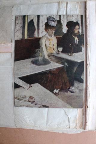Old Print - Edgar Hilaire Germain Degas - Absinthe