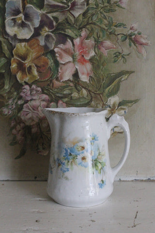Old French Floral Porcelain Cup