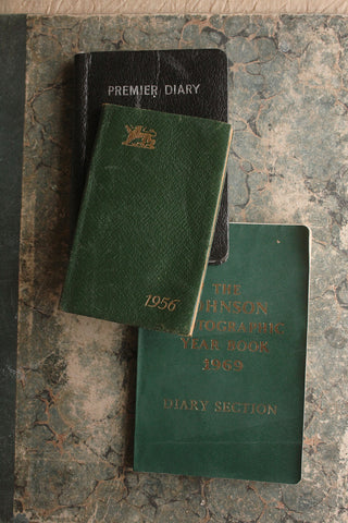 Collection of Vintage Pocket Diaries