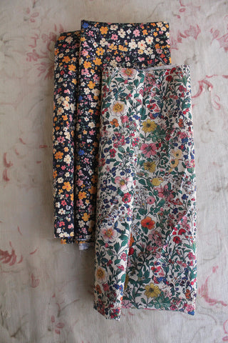 Vintage Floral Cotton Panels