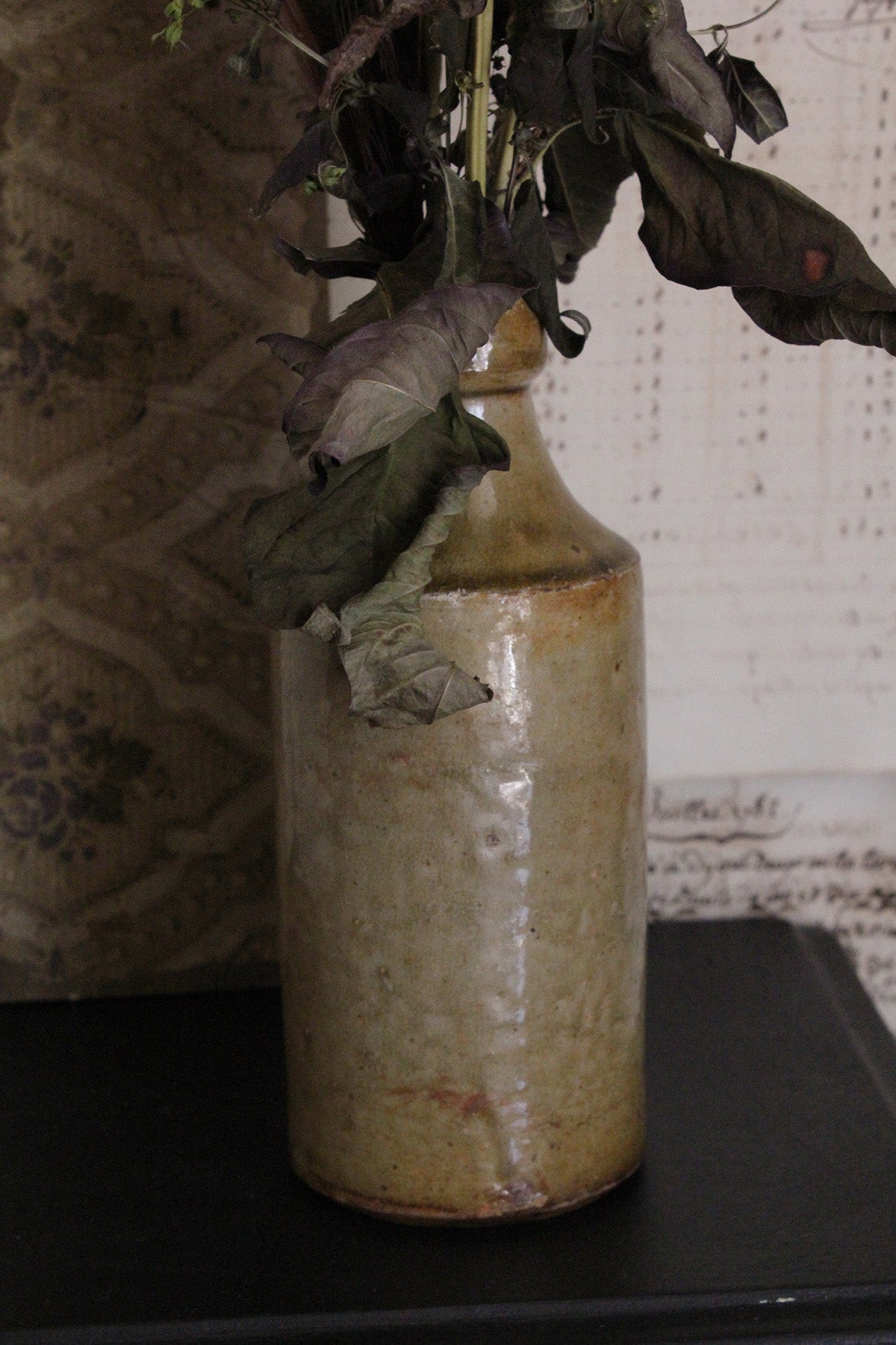 Old Rustic Stoneware Bottle