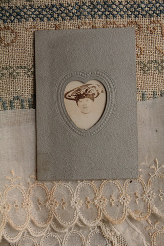 Miniature Portrait in Heart