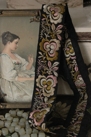 Antique Fine Lace Dress Panel