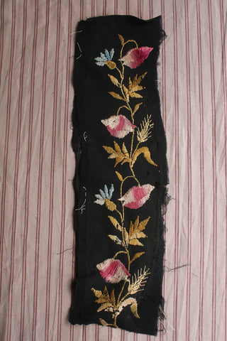 Beautiful Hand Embroidered Floral Length - Panel 2