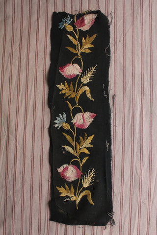 Beautiful Hand Embroidered Floral Length - Panel 1