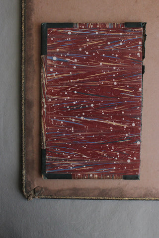 Old Hand Printed Wallpaper Panel - No.3