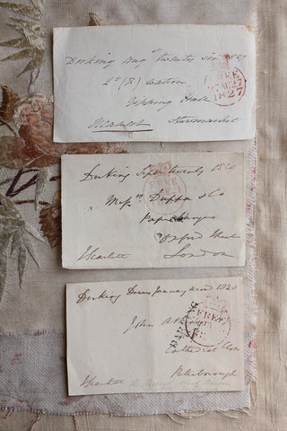 Beautiful Old Handwritten Envelopes/Slips