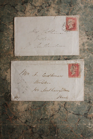 Beautiful Old Handwritten Envelopes - Pairing 1