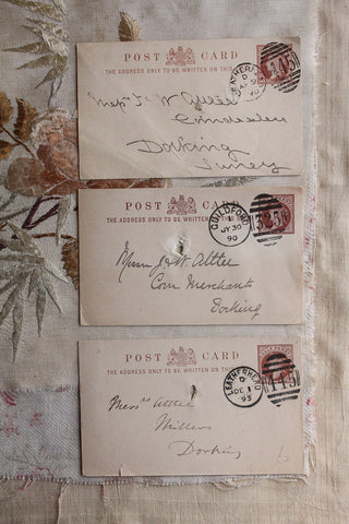 Beautiful Old Handwritten Message Cards