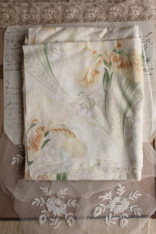 Old French Printed Cotton - Iris
