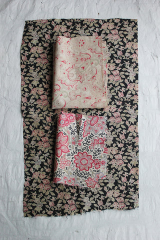 Collection of Reclaimed Printed Vintage Cottons (collection 5)