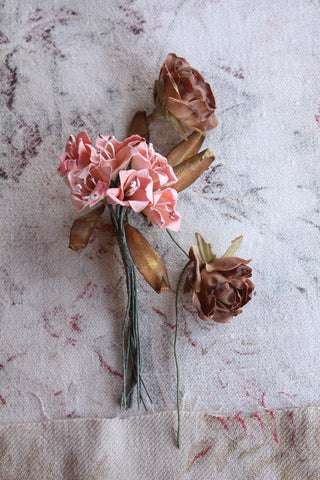 Antique Faded Mint Ostrich Feather