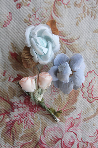 Antique Faded Mint Ostrich Feather