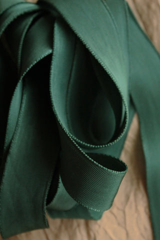 Vintage Milliner's Ribbon - Balsam