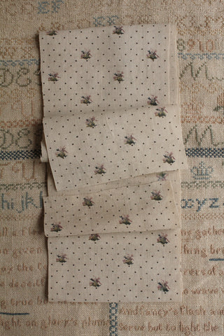 Faded French Ditsy Cotton Narrow Length