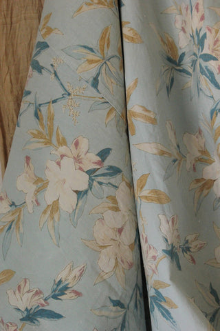 Vintage Dress Fabric - Roses & Fern