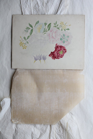 Gentle Antique Floral Hand Painted Study - No.2