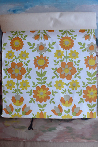 Vintage wallpaper sample