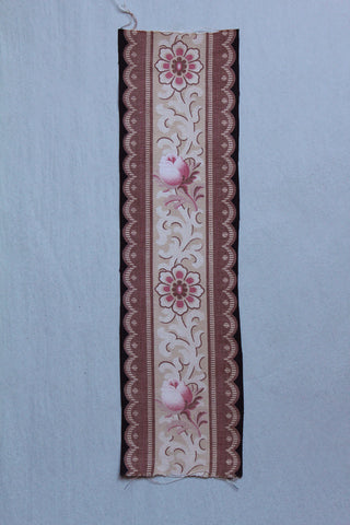 Old French Printed Cotton Panel (Q)